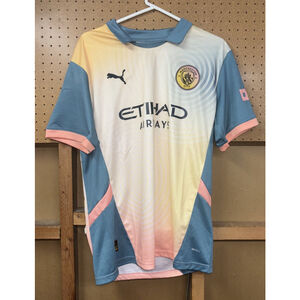 MANCHESTER CITY FC ETIHAD AIRWAYS PUMA DRYCELL JERSEY ADULT XL